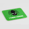 HELD4YOU - Klebematte im Design "I think I Spider"