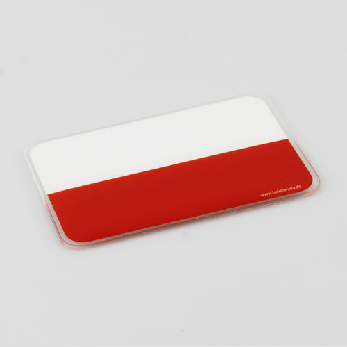 HELD4YOU - Klebematte im Design "Flagge Polen"