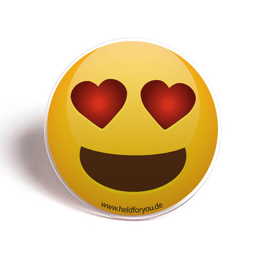 HELD4YOU-Klebematte im Design "Herz-Emoji"