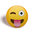 HELD4YOU-Klebematte im Design "Zwinker-Emoji"